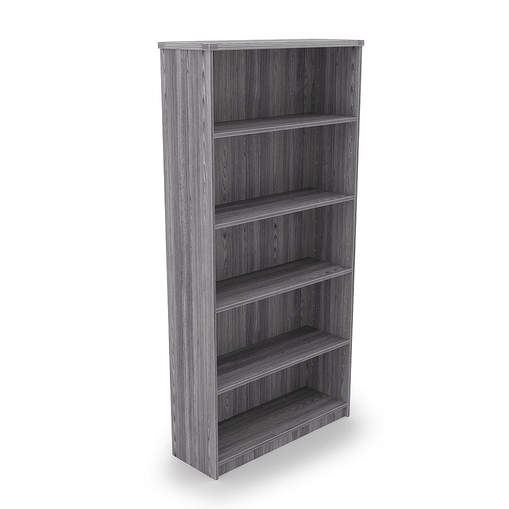 Kai Line 69 Bookcase 5 Shelf Samoa Gray Side