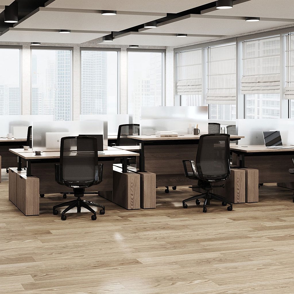 Workplace Furniture 10 Volley Enclosure