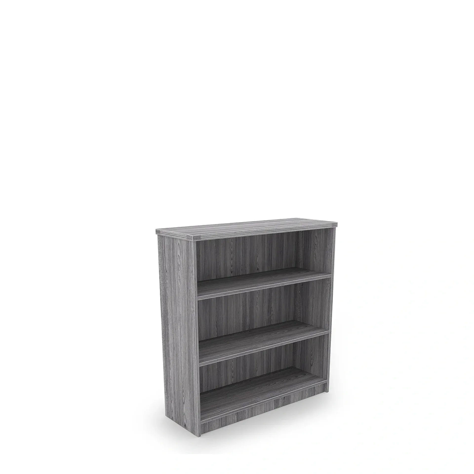 Kai Line 36 Bookcase 3 Shelf Samoa Gray Side