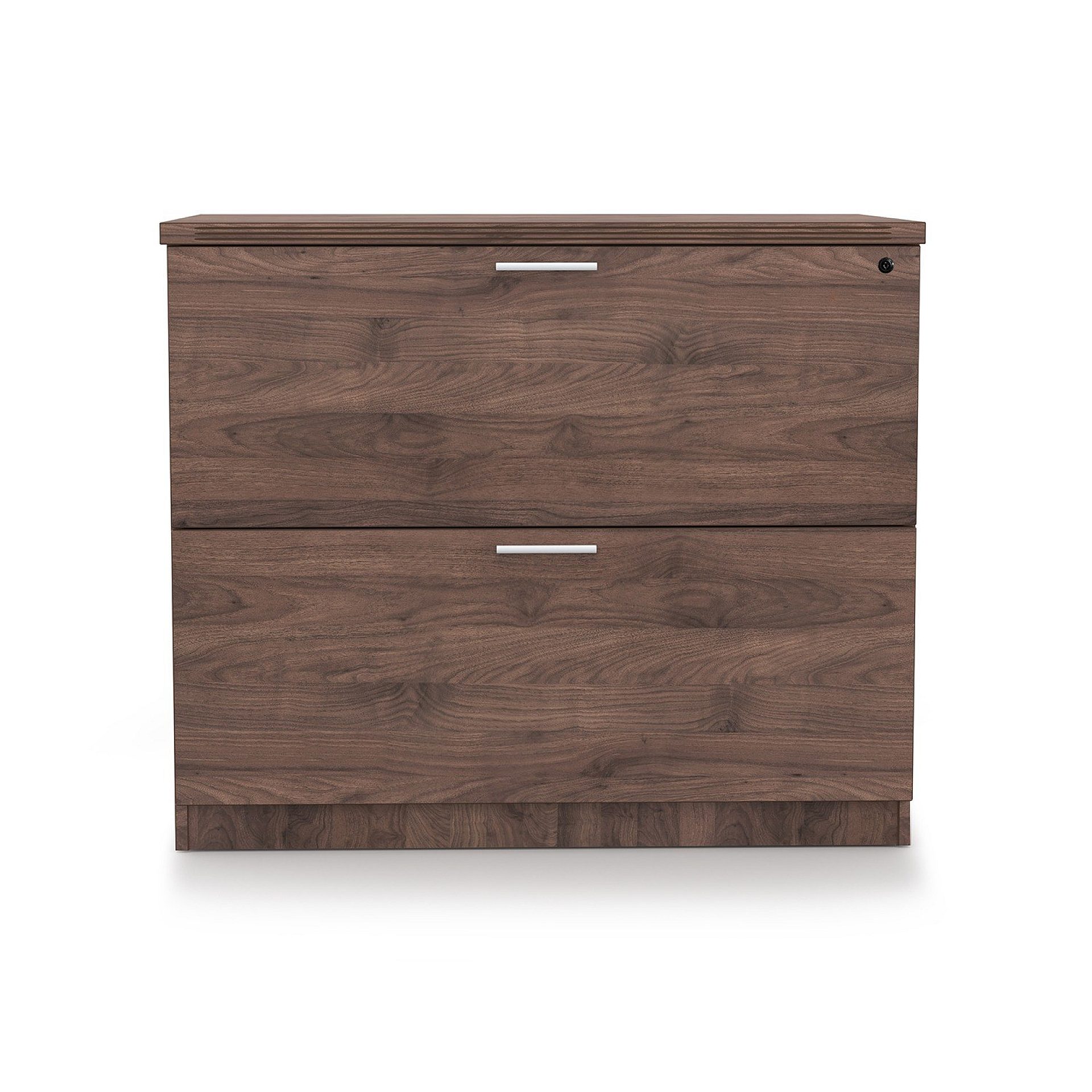 Kai Line 36 Lateral File Walnut Front