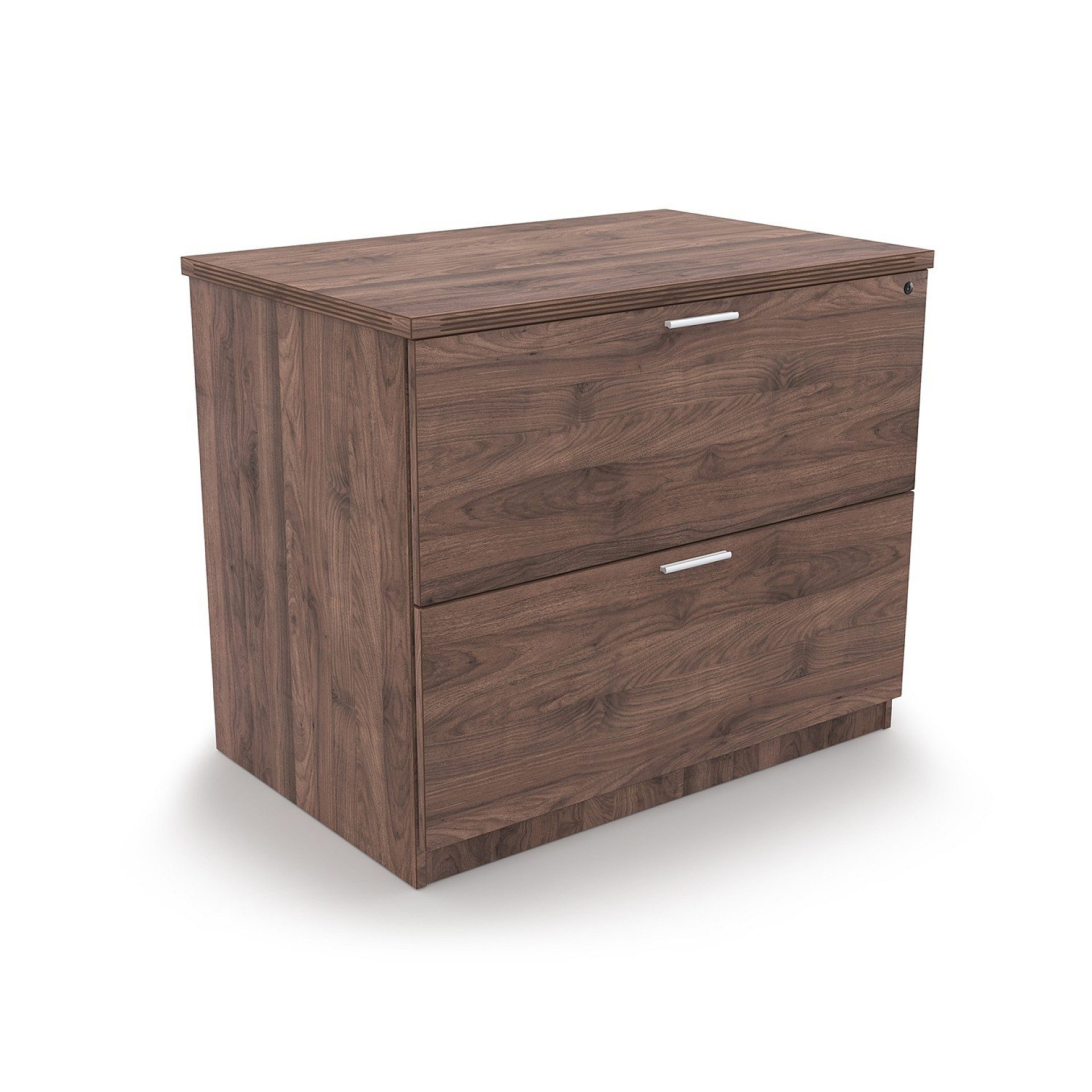 Kai Line 36 Lateral File Walnut Side