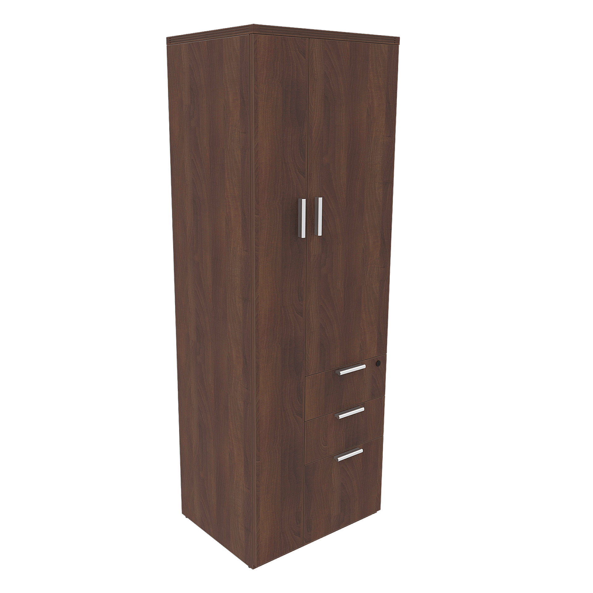 Walnut Wardrobe Side